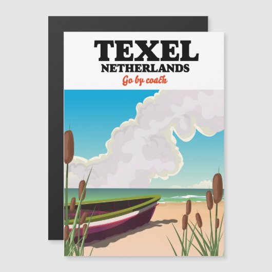 Reisposter voor textiel Nederland (Voorkant / Achterkant)