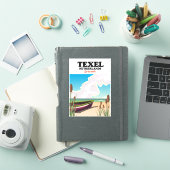 Reisposter voor textiel Nederland Sticker (iPad Cover)