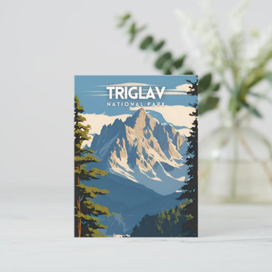 Reisposter voor Triglav National Park Briefkaart (Staand voorkant)