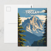 Reisposter voor Triglav National Park Briefkaart (Voorkant / Achterkant)