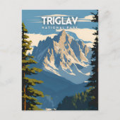 Reisposter voor Triglav National Park Briefkaart (Voorkant)
