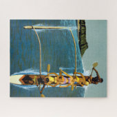 Reisposter voor United Air Lines naar Hawaï Legpuzzel (Horizontaal)