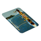 Reisposter voor United Air Lines naar Hawaï Magneet (Rechterzijde)