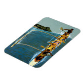 Reisposter voor United Air Lines naar Hawaï Magneet (Linkerzijde)