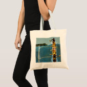 Reisposter voor United Air Lines naar Hawaï Tote Bag (Voorkant (product))