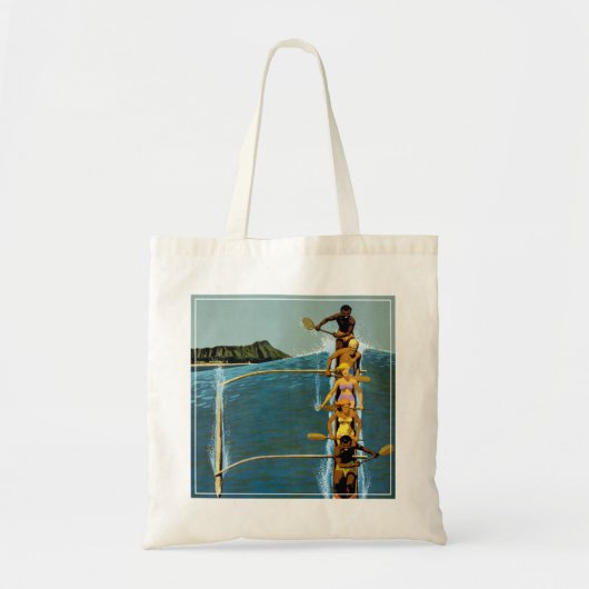 Reisposter voor United Air Lines naar Hawaï Tote Bag (Voorkant)