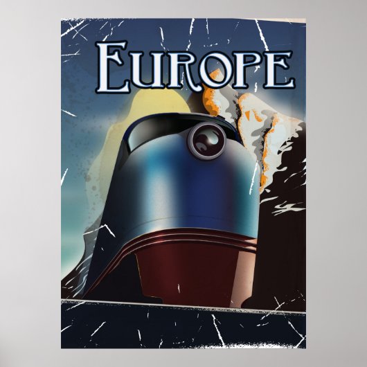 Reisposter voor vakantie in Europa Poster (Voorkant)