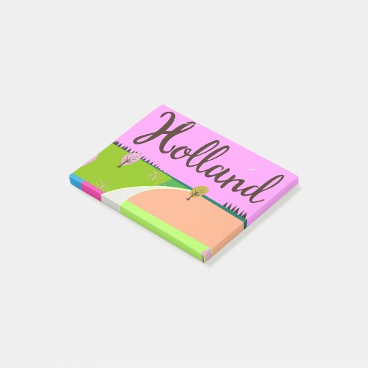 Reisposter voor velden in Nederland Post-it® Notes (Schuin)