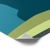 Reisposter voor waskamer poster (Hoek)