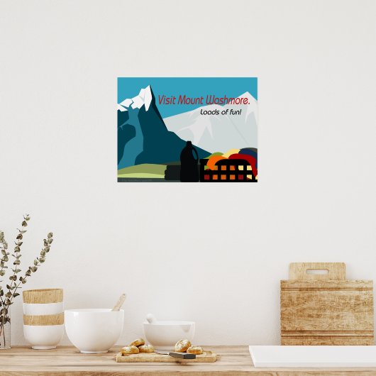 Reisposter voor waskamer poster (Keuken)