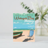 Reisposter voor Watergate Bay, -stijl Newquay Briefkaart (Staand voorkant)