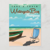 Reisposter voor Watergate Bay, -stijl Newquay Briefkaart (Voorkant)