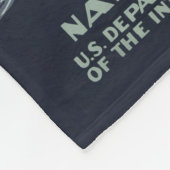 Reisposter voor Yellowstone National Park Fleece Deken (Hoek)