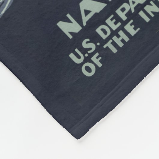 Reisposter voor Yellowstone National Park Fleece Deken (Hoek)