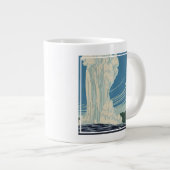 Reisposter voor Yellowstone National Park Grote Koffiekop (Voorkant rechts)