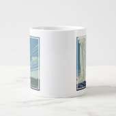 Reisposter voor Yellowstone National Park Grote Koffiekop (Voorkant)