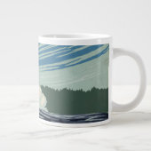 Reisposter voor Yellowstone National Park Grote Koffiekop (Rechts)