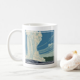 Reisposter voor Yellowstone National Park Koffiemok