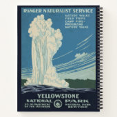 Reisposter voor Yellowstone National Park Notitieboek (Achterkant)