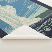 Reisposter voor Yellowstone National Park Sherpa Deken (3/4)