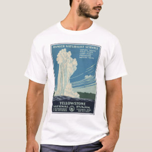 Reisposter voor Yellowstone National Park T-shirt