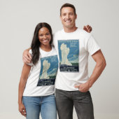 Reisposter voor Yellowstone National Park T-shirt (Unisex)