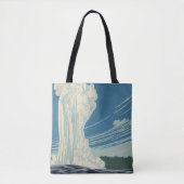 Reisposter voor Yellowstone National Park Tote Bag (Voorkant)