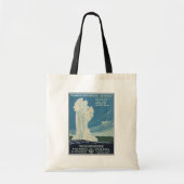 Reisposter voor Yellowstone National Park Tote Bag (Voorkant)