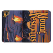 Reisposter vulkaan Vesuvius Magneet (Horizontaal)