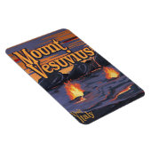 Reisposter vulkaan Vesuvius Magneet (Rechterzijde)
