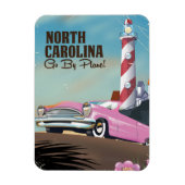 Reisposter vuurtoren North Carolina Magneet (Verticaal)