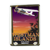 Reisposter Westman Islands IJsland Magneet (Verticaal)