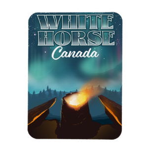 reisposter White Horse Canada Magneet