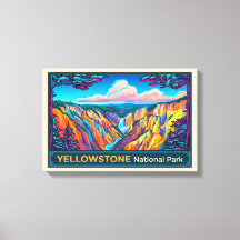 Reisposter Yellowstone National Park
