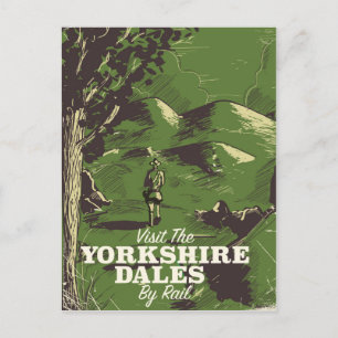  reisposter Yorkshire Dales Briefkaart