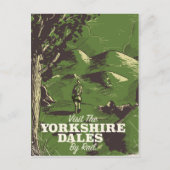  reisposter Yorkshire Dales Briefkaart (Voorkant)