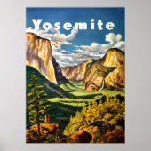 Reisposter Yosemite National Park Poster (Voorkant)
