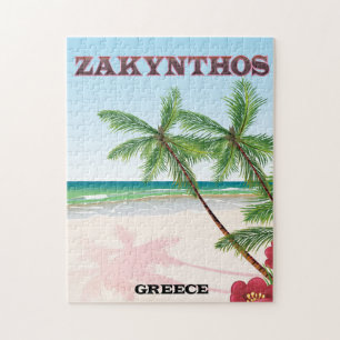 Reisposter Zakynthos Griekenland Legpuzzel
