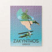 Reisposter Zakynthos Griekenland Legpuzzel (Verticaal)