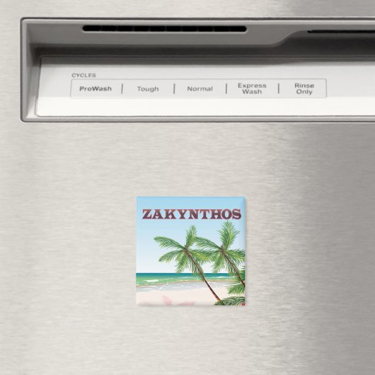 Reisposter Zakynthos Griekenland Magneet (Insitu (Vaatwasser))