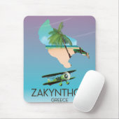 Reisposter Zakynthos Griekenland Muismat (Met muis)