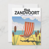 Reisposter Zandvoort Nederland (Voorkant)