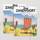 Reisposter Zandvoort Nederland (Voorkant / Achterkant)