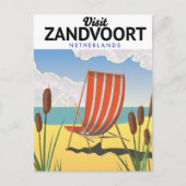 Reisposter Zandvoort Nederland Briefkaart (Voorkant)