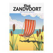 Reisposter Zandvoort Nederland Foto Afdruk (Voorkant)
