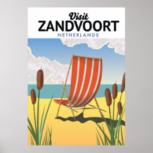 Reisposter Zandvoort Nederland Poster