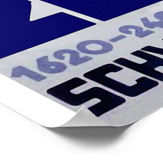 Reisposter Zermatt ski Poster (Hoek)