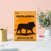 Reisposter Zuid-Afrika Acryl Bord (Huwelijk)
