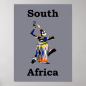 Reisposter Zuid-Afrika Poster (Voorkant)