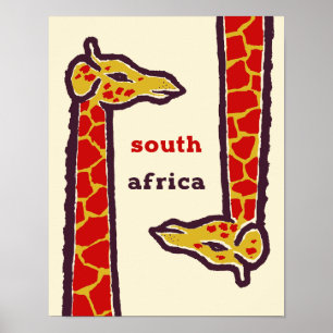 Reisposter Zuid-Afrika Poster